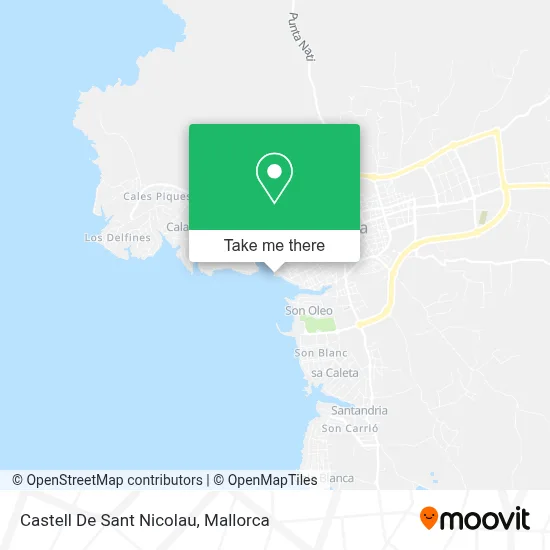 Castell De Sant Nicolau map