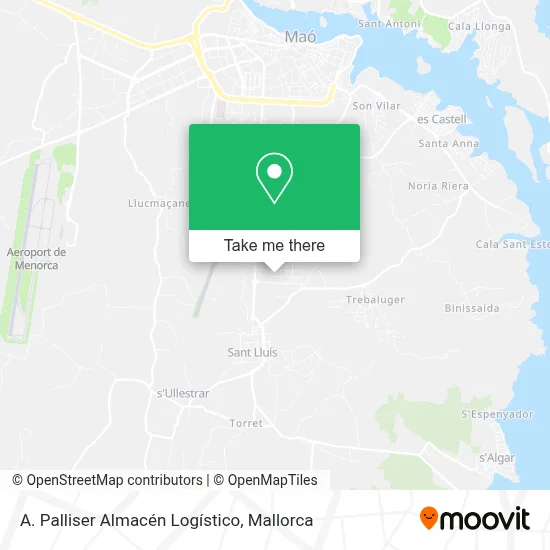 A. Palliser Almacén Logístico map