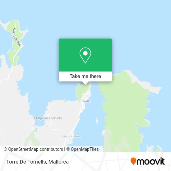 Torre De Fornells map