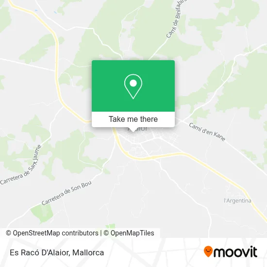 Es Racó D'Alaior map
