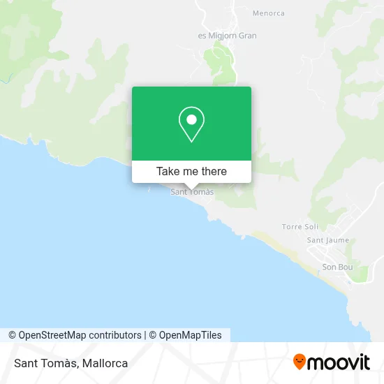 Sant Tomàs map