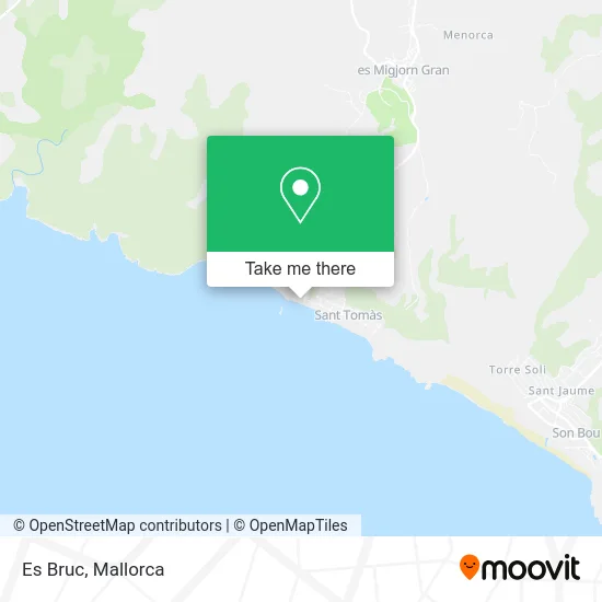 Es Bruc map