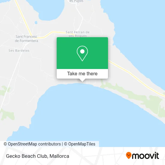 Gecko Beach Club map