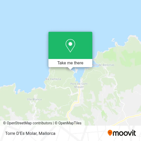 Torre D'Es Molar map