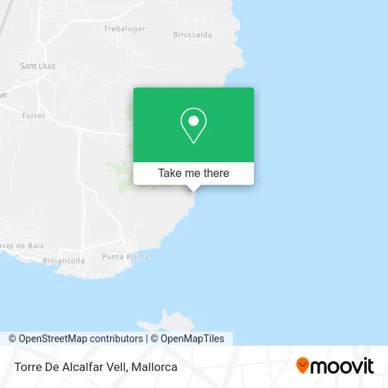 Torre De Alcalfar Vell map