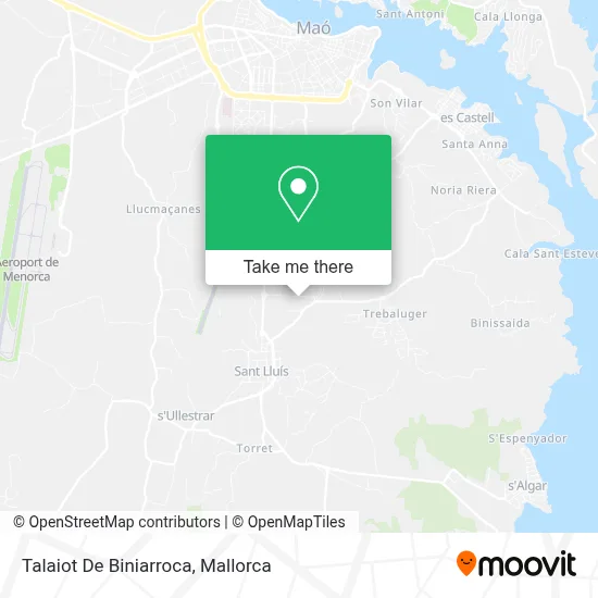 Talaiot De Biniarroca map