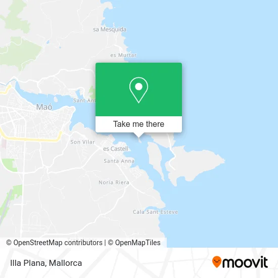 Illa Plana map