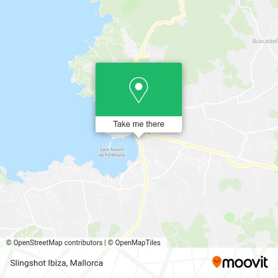 Slingshot Ibiza map