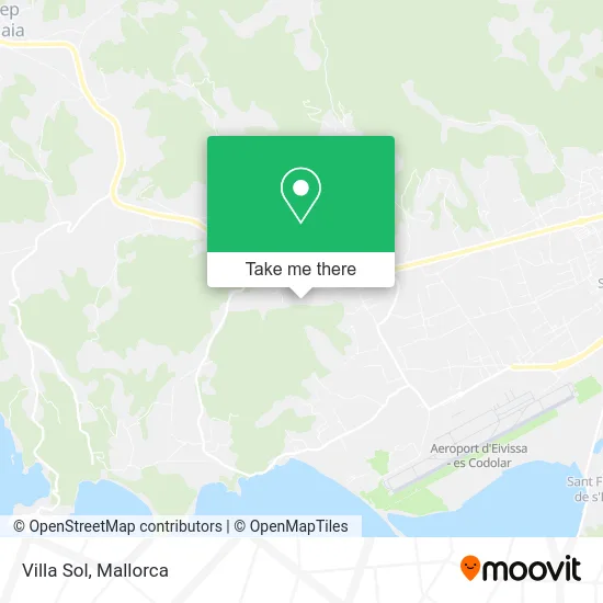 Villa Sol map