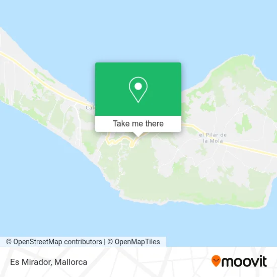 Es Mirador map