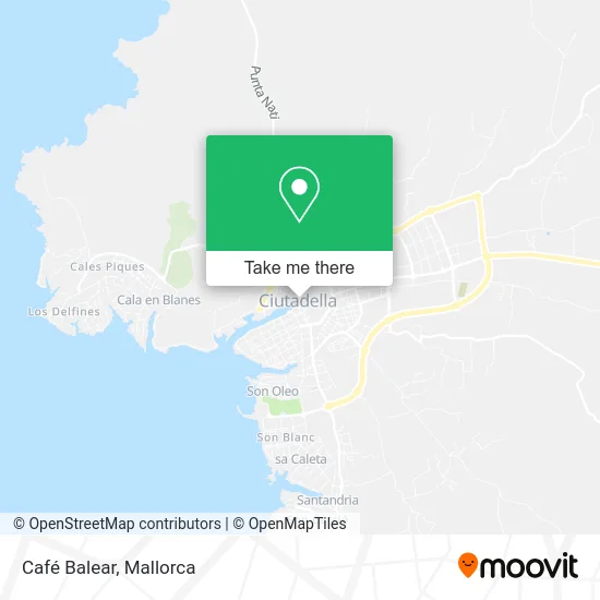 Café Balear map