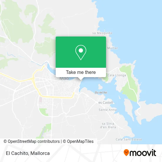 El Cachito map