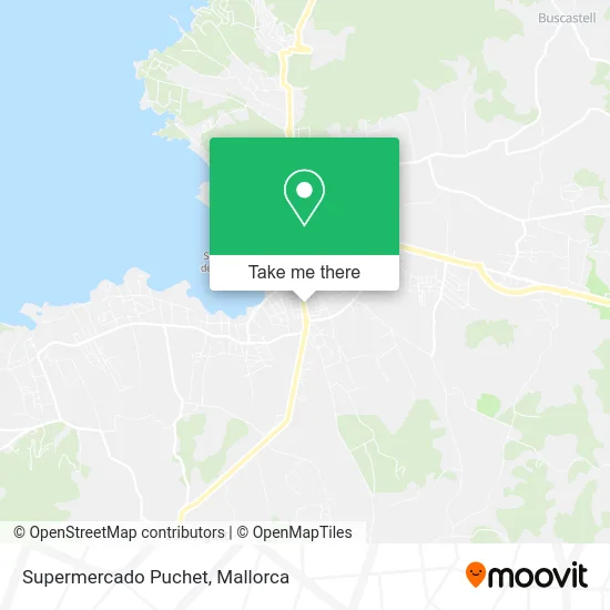 Supermercado Puchet map