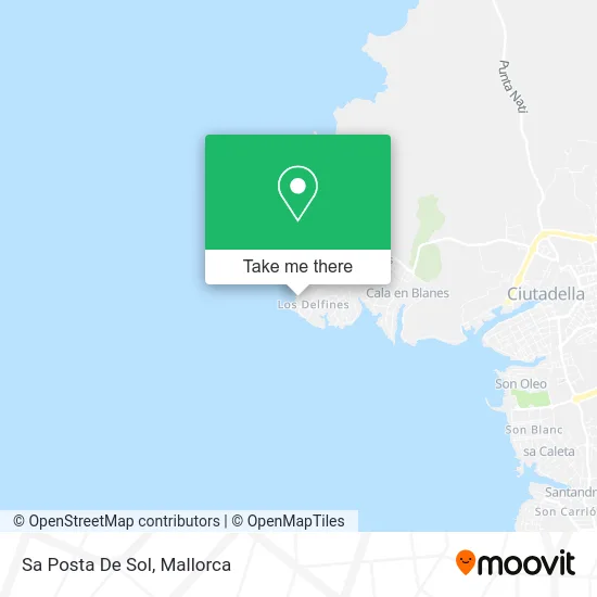Sa Posta De Sol map