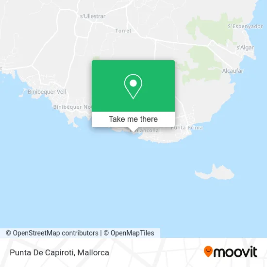 Punta De Capiroti map