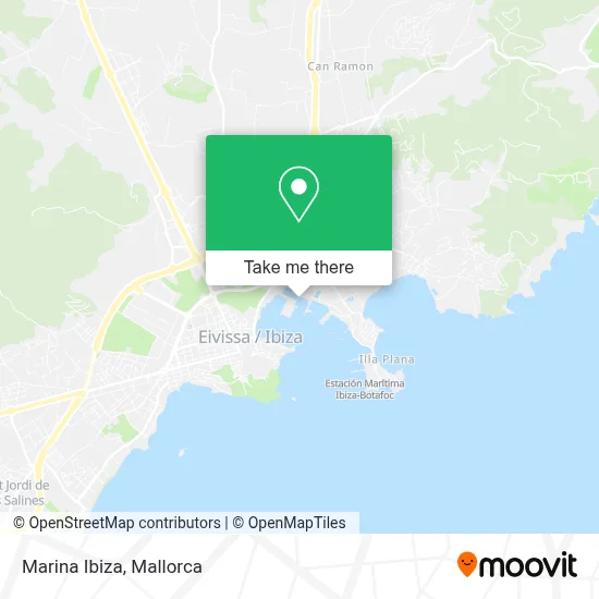 Marina Ibiza map