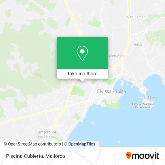 Piscina Cubierta map