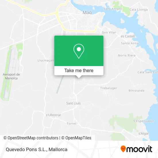 Quevedo Pons S.L. map