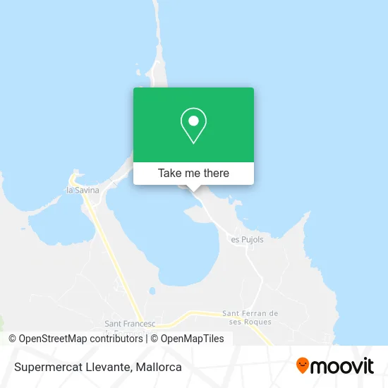 Supermercat Llevante map