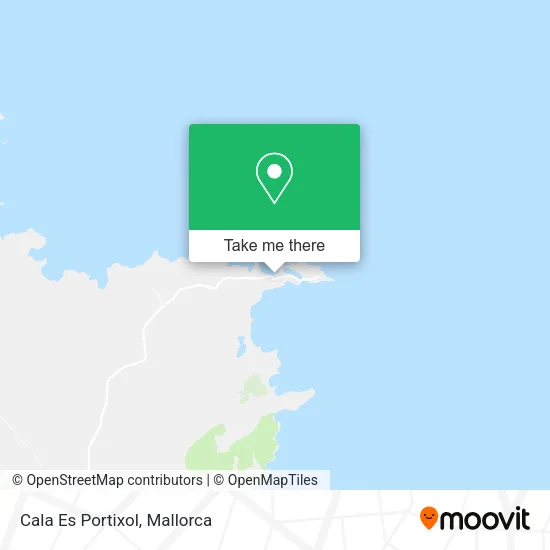 Cala Es Portixol map