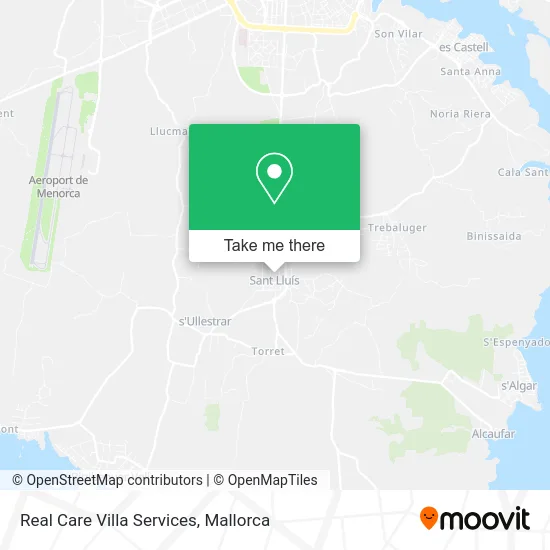 Real Care Villa Services map
