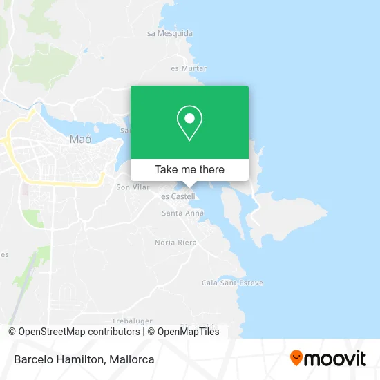 Barcelo Hamilton map