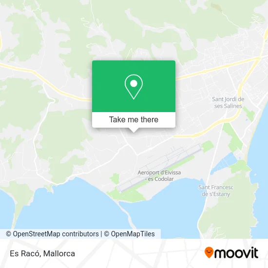 Es Racó map