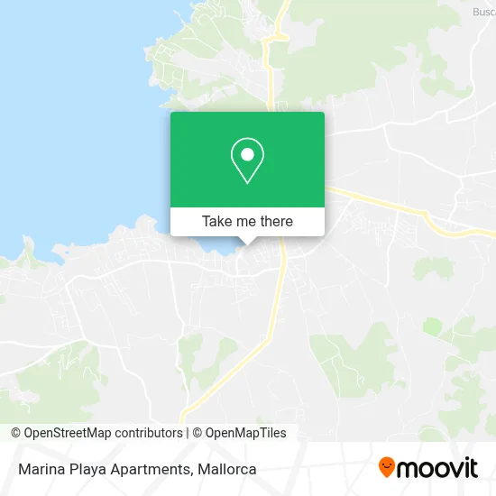 Marina Playa Apartments map