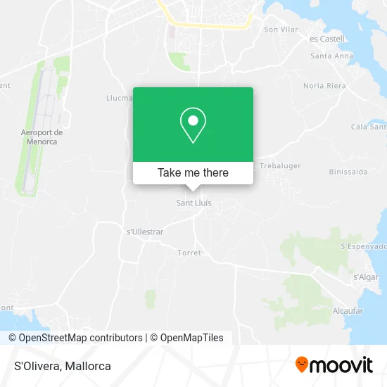 S'Olivera map
