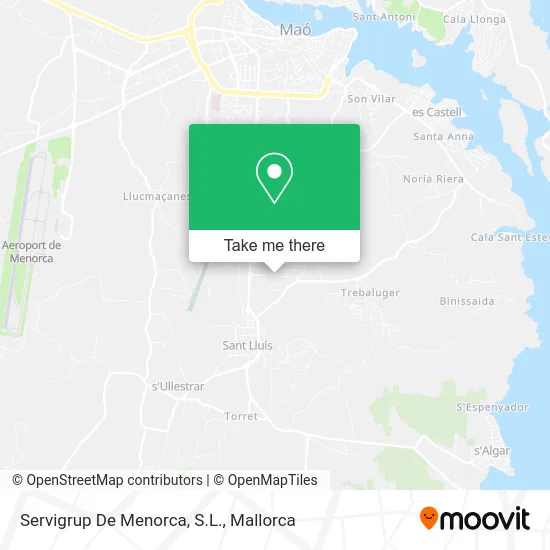 Servigrup De Menorca, S.L. map
