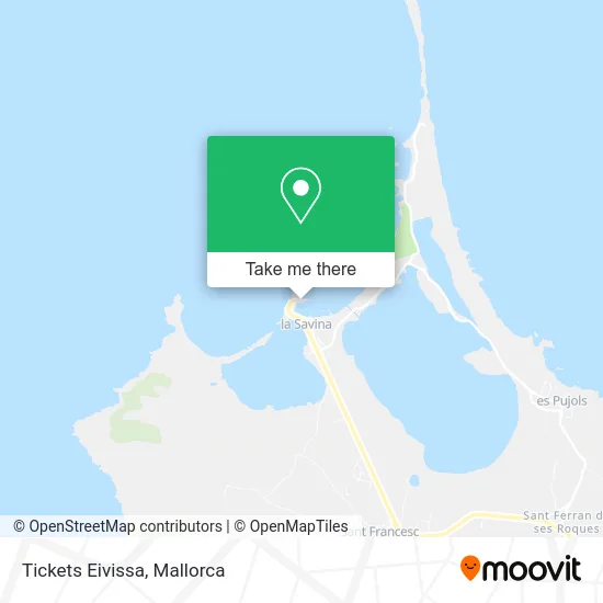 Tickets Eivissa map