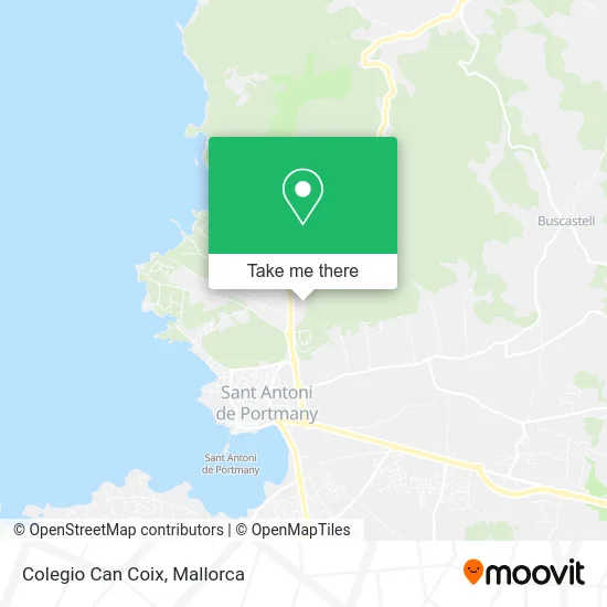 Colegio Can Coix map