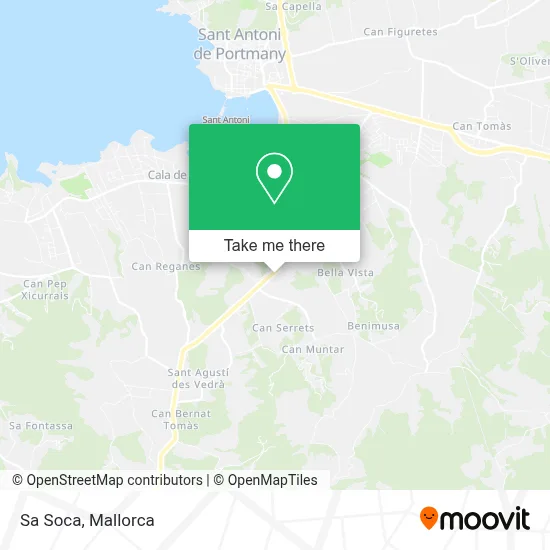Sa Soca map