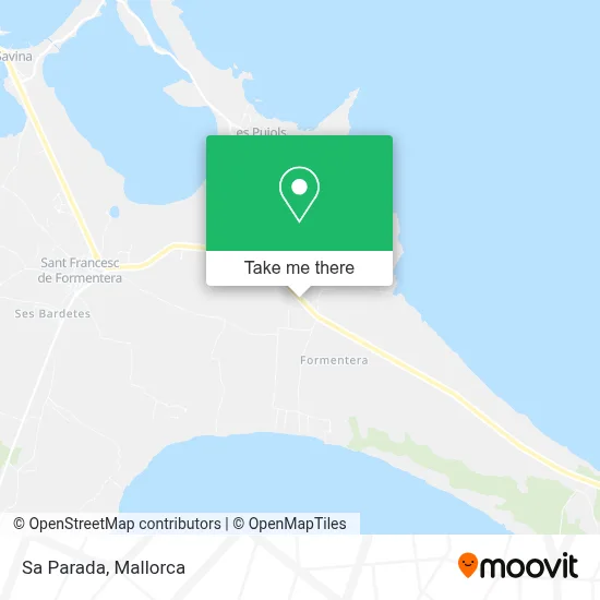Sa Parada map