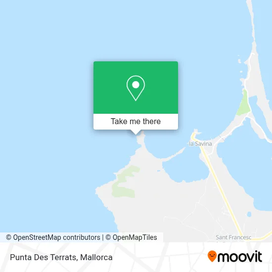Punta Des Terrats map