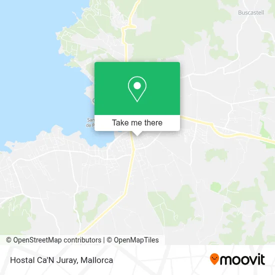 Hostal Ca'N Juray map