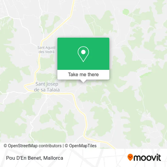 Pou D'En Benet map