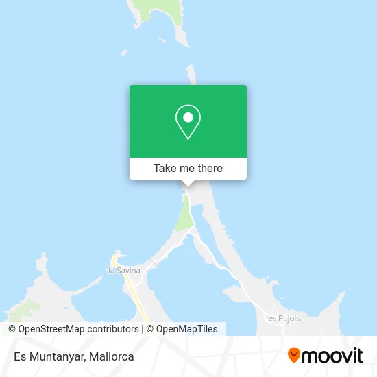 Es Muntanyar map