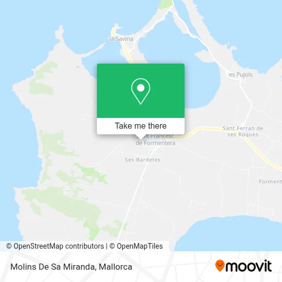 Molins De Sa Miranda map