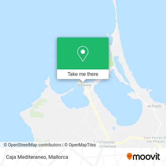 Caja Mediteraneo map