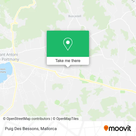 Puig Des Bessons map