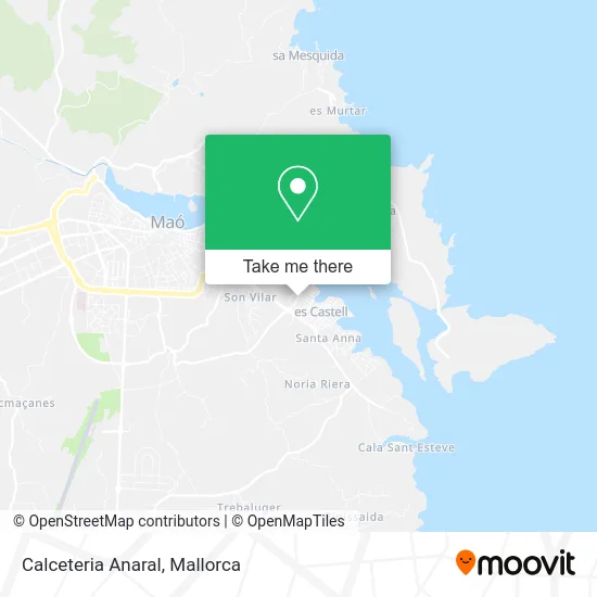 Calceteria Anaral map