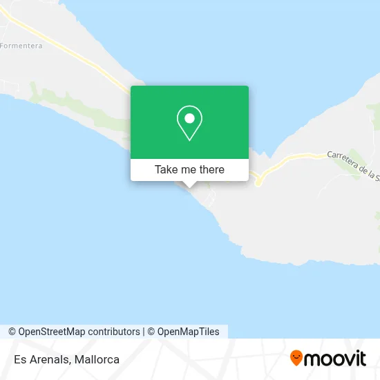 Es Arenals map