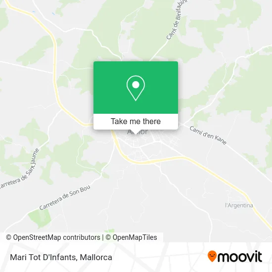 Mari Tot D'Infants map