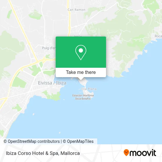 Ibiza Corso Hotel & Spa map