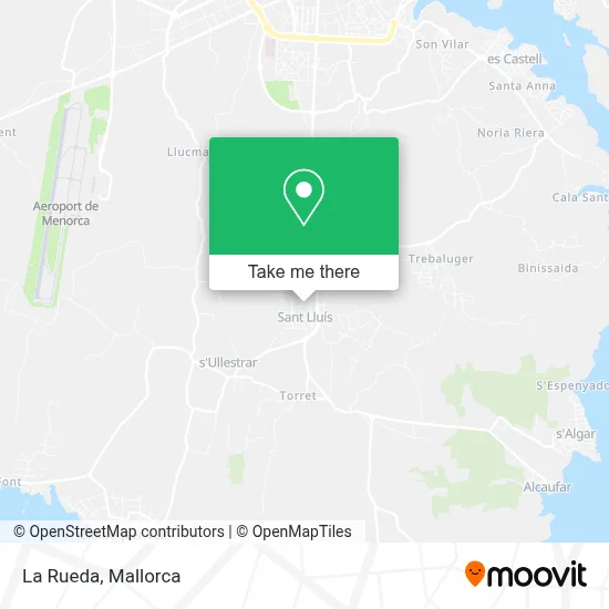 La Rueda map