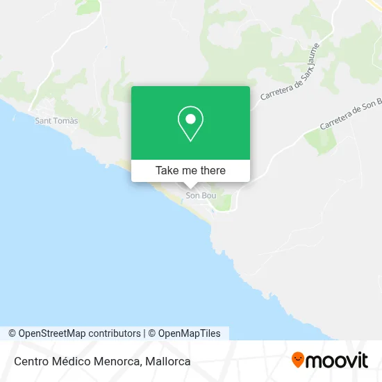 Centro Médico Menorca map