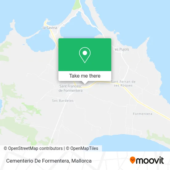 Cementerio De Formentera map