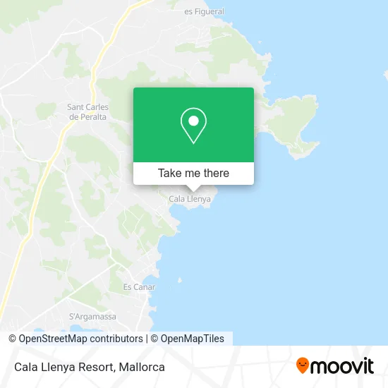 Cala Llenya Resort map