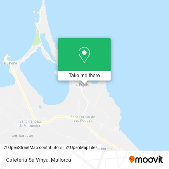 Cafeteria Sa Vinya map